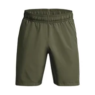 Spodenki męskie - Męskie Spodenki UNDER ARMOUR UA WOVEN GRAPHIC SHORTS 1370388-390 – Zielony - miniaturka - grafika 1