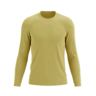 Koszulki sportowe męskie - COMPRESSPORT Koszulka biegowa z długim rękawem PERFORMANCE LS T-SHIRT ceylon yellow - miniaturka - grafika 1