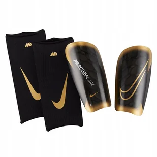 Nagolenniki Nike Mercurial Lite DN3611-013 czarny L - Piłka nożna - miniaturka - grafika 1