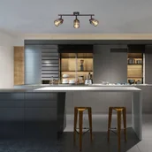 Lampy sufitowe - Candellux Lampa sufitowa kawowe złoto klosz bursztyn 3x40W Canabera 93-82541 93-82541 - miniaturka - grafika 1