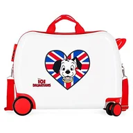 Walizki - Disney 101 Dalmatas walizka dla dzieci biała 50 x 39 x 20 cm sztywne ABS kombinowane zamknięcie boczne 34 l 1,8 kg 4 koła - miniaturka - grafika 1