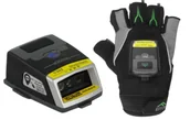 Czytniki kodów kreskowych - Skaner QR AZTEC i kodów kreskowych z rękawiczką skanującą Bluetooth IP65 HD750G - miniaturka - grafika 1