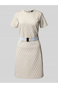 Sukienka T-shirtowa o długości do kolan z paskiem model TRISH - Joop! - Koszulki i topy damskie - miniaturka - grafika 1