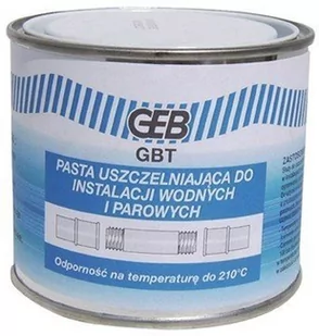 GEB GBT - Pasta uszczelniająca do instalacji wodnych i parowych 500g - Kleje i inne preparaty budowlane - miniaturka - grafika 1