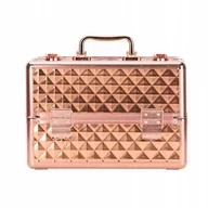 Kosmetyczki, organizery i kuferki - Molly Lac Kuferek kosmetyczny M na lakiery Diamond 3D rose golden okucia rose golden - miniaturka - grafika 1