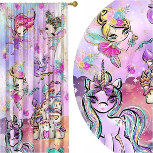 Gotowe Zasłony Na Żabki 140x250 Zasłona Na Taśmie Do Pokoju Dziecięcego 190 - Firany i zasłony dla dzieci Gotowe Zasłony Na Żabki 140x250 Zasłona Na Taśmie Do Pokoju Dziecięcego 190 - Firany i zasłony dla dzieci - miniaturka - grafika 1