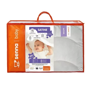 Inter Widex INTER WIDEX SATINE Komplet dziecięcy Biała 90x120+40x60 330+150g 5906197803620 - Kołdry i poduszki dla dzieci - miniaturka - grafika 1