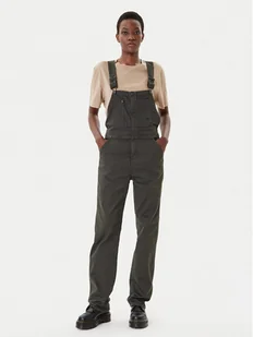 G-Star Raw Ogrodniczki D26920-C106 Szary Slim Fit - Spodnie damskie - miniaturka - grafika 1