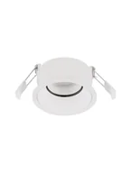 Lampy pozostałe - ACAMBAY LE61611 Lampa natynkowa okrągła aluminiowa biała - miniaturka - grafika 1