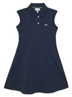 Sukienki i spódniczki dla dziewczynek - Lacoste Sukienka codzienna EJ5297 Granatowy Slim Fit - miniaturka - grafika 1