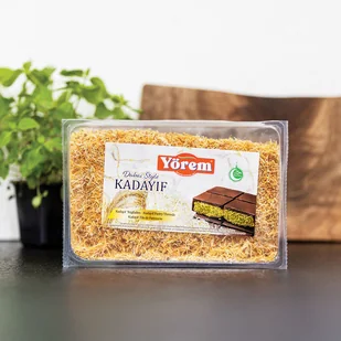 YOREM KADAYIFY DUBAI STYLE CIASTO DO DUBAJSKIEJ CZEKOLADY GOTOWE 500G - Dodatki do ciast w proszku - miniaturka - grafika 1