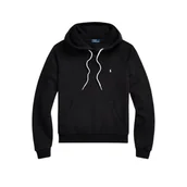 Bluzy damskie - felpe con cappuccio donna ralph lauren - prl shrknhd-long sleeve-sweatshirt - nero - miniaturka - grafika 1