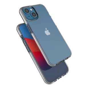 Spring Case etui iPhone 14 silikonowy pokrowiec z ramką jasnoniebieskie - Etui i futerały do telefonów - miniaturka - grafika 4