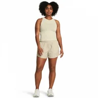 Spodnie sportowe damskie - Damskie spodenki treningowe Under Armour Flex Woven 3in Crinkle Sts - beżowy - UNDER ARMOUR - miniaturka - grafika 1