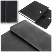 Planery - NOTES KSIĄŻKOWY ZAPINANY CZARNY A5 DUBAJ - miniaturka - grafika 1