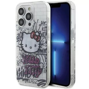 Etui HELLO KITTY IML Kitty On Bricks do Apple iPhone 14 Pro Biały - Etui i futerały do telefonów - miniaturka - grafika 1