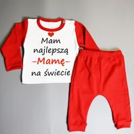 Body dla niemowląt - Mam najlepszą mamę na świecie - komplet - miniaturka - grafika 1