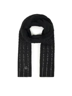 Apaszki i szaliki damskie - Guess Szalik AW5384 POL03 Czarny - miniaturka - grafika 1