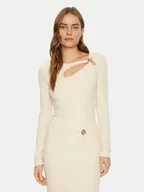 Bluzki damskie - Guess Bluzka W5RP12 KAQL2 Beżowy Regular Fit - miniaturka - grafika 1
