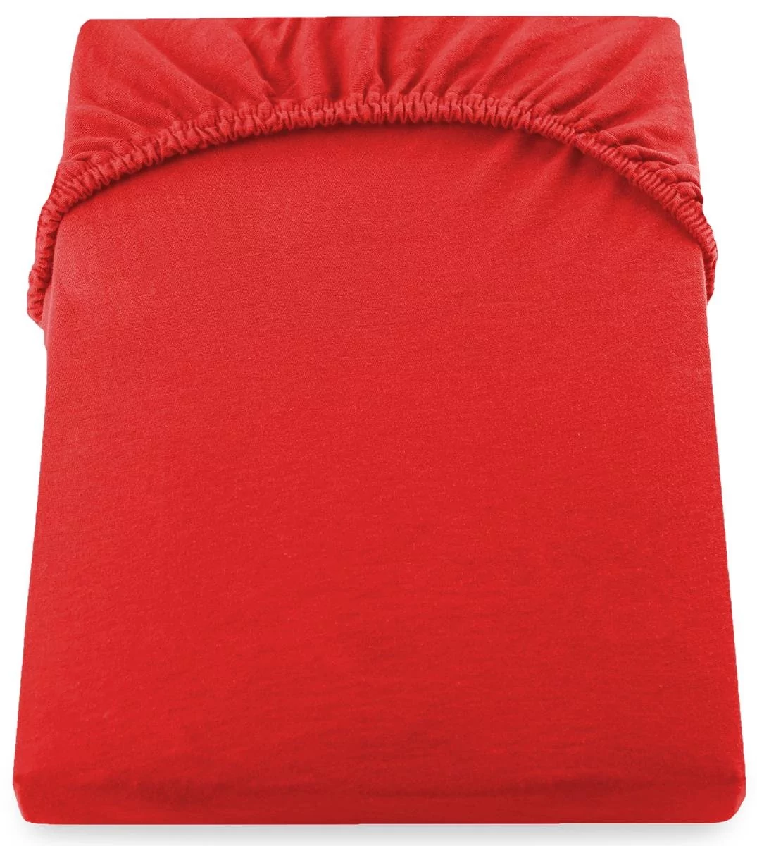 DecoKing DecoKing  Prześcieradło Jersey - Amber - Czerwony 120x200 cm