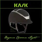Kaski do jazdy konnej - Kask Sport Kask Dogma Chrome Light - KASK - brązowy/srebrny - roz. 57-59 - miniaturka - grafika 1