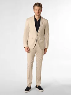 Finshley & Harding Garnitur - OaklandsCalifornia Mężczyźni Slim Fit beżowy jednolity, 52 - Garnitury - miniaturka - grafika 1