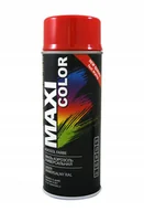 Chemia warsztatowa - Maxi Spray Farba Lakier drewna palstiku metalu Ral 3000 czerwony 400ml - miniaturka - grafika 1