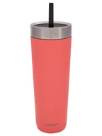 Kubki termiczne - Kubek termiczny ze słomką Luxe Tumbler 720ml - Coral - miniaturka - grafika 1
