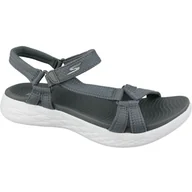 Buty trekkingowe damskie - Skechers On The Go 600, damskie, sandały, Szare - miniaturka - grafika 1