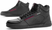 Buty sportowe męskie - Buty Męskie Kappa Mangan MID CL Czarne Rozmiar 44 - miniaturka - grafika 1