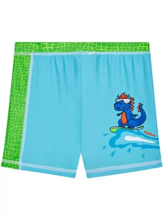 Kąpielówki dla chłopców - Playshoes Szorty kąpielowe 461305 D Niebieski - grafika 1