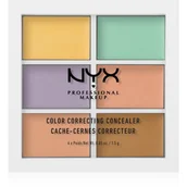 Korektory do twarzy - NYX Professional Makeup Professional Makeup 3C PLT CONCEALER Conceal Correct Contour Palette Korektor 1.5 g - miniaturka - grafika 1