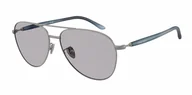 Okulary przeciwsłoneczne - Okulary Przeciwsłoneczne Giorgio Armani AR 6162 Matte Gunmetal - miniaturka - grafika 1