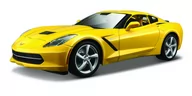 Kolekcjonerskie modele pojazdów - Maisto, model kolekcjonerski Corvette Stingray 2014 Żółty 1/18 - miniaturka - grafika 1