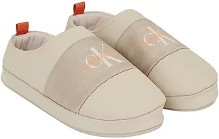 Calvin Klein Męskie kapcie domowe mono, Plaza szarobrązowo-morelowy pomarańczowy, 43 EU - Kapcie damskie - miniaturka - grafika 1