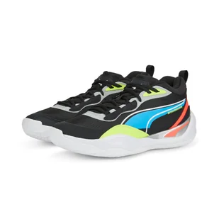 Buty do koszykówki męskie Puma Playmaker Pro Jet Lime - Koszykówka - miniaturka - grafika 1