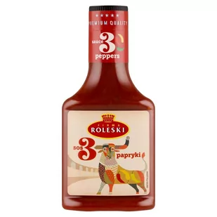 Firma Roleski Sos 3 papryki 360 g - Majonezy i dressingi - miniaturka - grafika 1