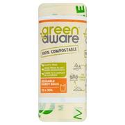Akcesoria do pakowania - GreenAware GreenAware, Kompostowalne reklamówki wielokrotnego użytku, T-shirt, 30L, 10 szt. - miniaturka - grafika 1