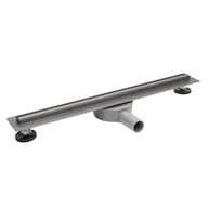 Odpływy liniowe - Balneo SLIM & LOW ProLine Gun Metal 70 cm - Odpływ liniowy prysznicowy (wąski) B1-A0401100201-2 - miniaturka - grafika 1