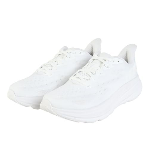 HOKA ONE ONE W Clifton 9, Trampki damskie, White/White, 41 1/3 EU, Biały, 41.50 EU