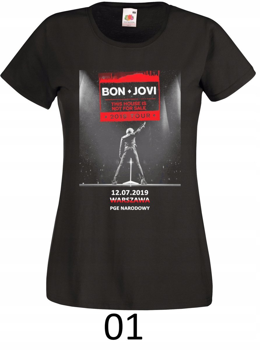 BON JOVI KONCERT T-Shirt Koszulka L 36 WZORÓW!