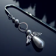 Zakładki do książek - STARSZY ANIOŁ PERŁOWY - zakładka do książki - miniaturka - grafika 1