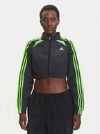 Bluzy damskie - adidas Bluza Teamgeist adicolor JZ8273 Czarny Slim Fit - miniaturka - grafika 1