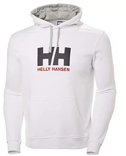 Bluzy męskie - Helly Hansen HH logo sweter Hoodie męski NOWY, biały, l 33977 - grafika 1