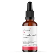 Witaminy i minerały dla sportowców - Ostrovit Pharma Witaminy ADEK w kroplach 30ml - miniaturka - grafika 1