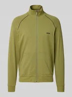 Bluzy męskie - Bluza rozpinana z wyhaftowanym logo model ‘Mix&Match’ - miniaturka - grafika 1