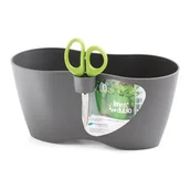 Donice - Prosperplast Donica na zioła grafitowa 12 cm - miniaturka - grafika 1