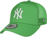 Czapki i chusty sportowe męskie - Czapka Trucker League Ess Mono Yankees by New Era, zielony, One Size - miniaturka - grafika 1