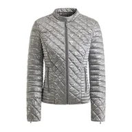 Kurtki damskie - Damska Kurtka pikowana GUESS NEW VONA JACKET W3RL15WEP10-G9C2 – Szary - miniaturka - grafika 1