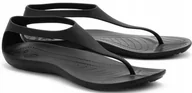 Klapki i japonki damskie - JAPONKI DAMSKIE CROCS SEXI FLIP KLAPKI CZARNE R.35 - miniaturka - grafika 1